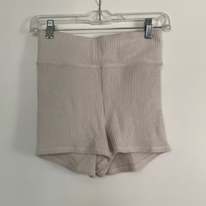 Cream soft Abercrombie shorts